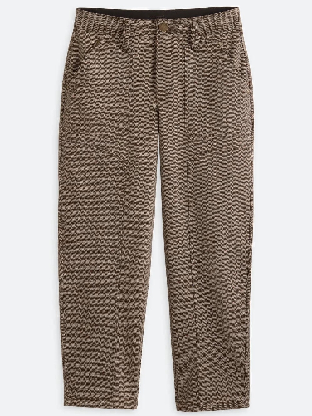 “AB” SOLUTION SKYRISE TAPERED UTILITY PANT W/ PATCHED PANELS